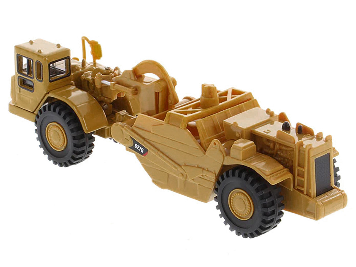 CAT Caterpillar 627G Auger Scraper Yellow 1/87 (HO) Diecast Model by Diecast Masters-2