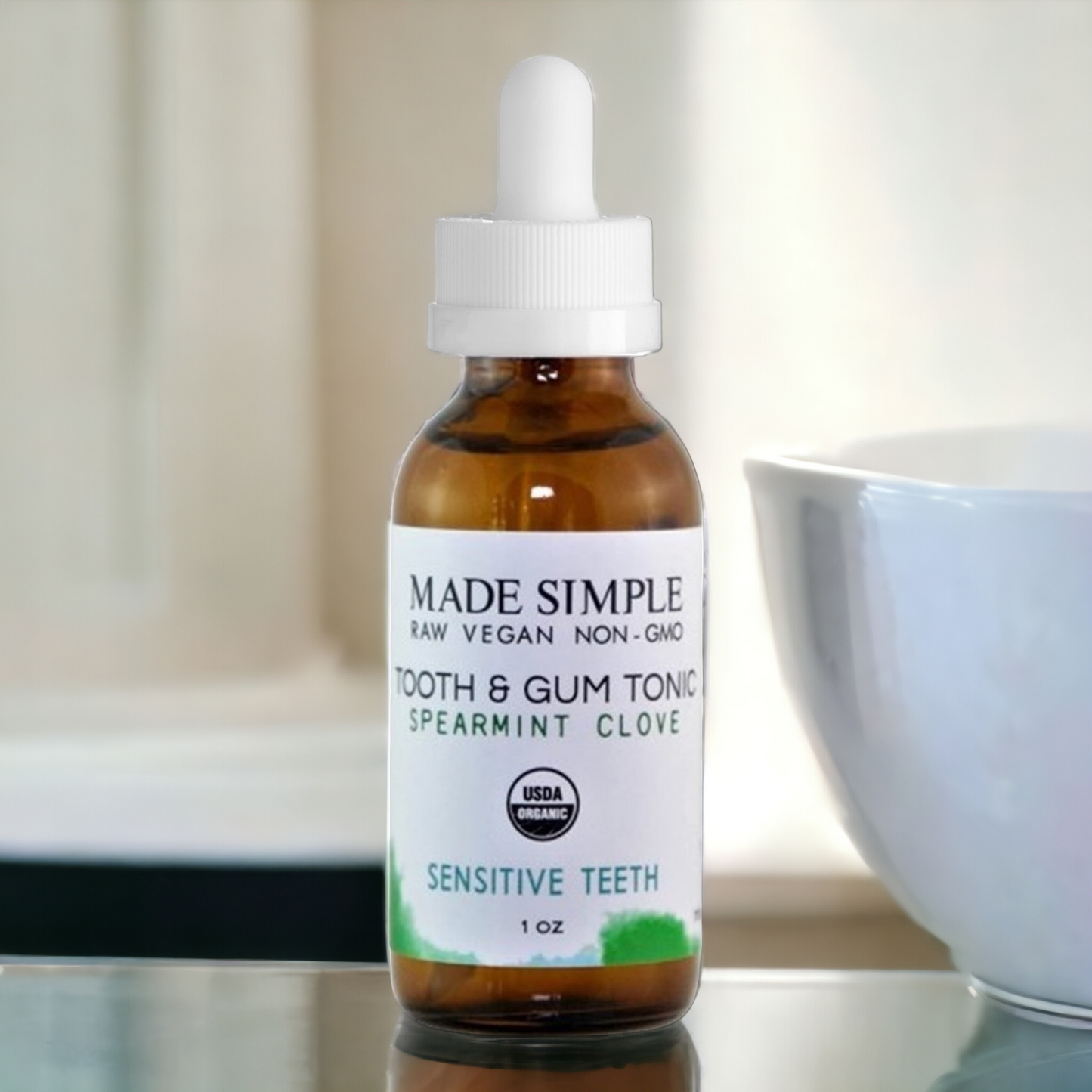 Spearmint Clove Tooth & Gum Tonic - Certified Organic, Vegan & Cruelty-free-5