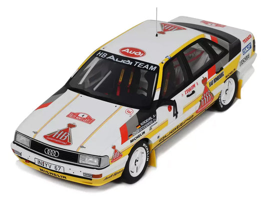 Audi 200 Quattro #4 Walter Rohrl - Christian Geistdorfer "Rallye Automobile Monte Carlo" (1987) Limited Edition to 3000 pieces Worldwide 1/18 Model Car by Otto Mobile-0