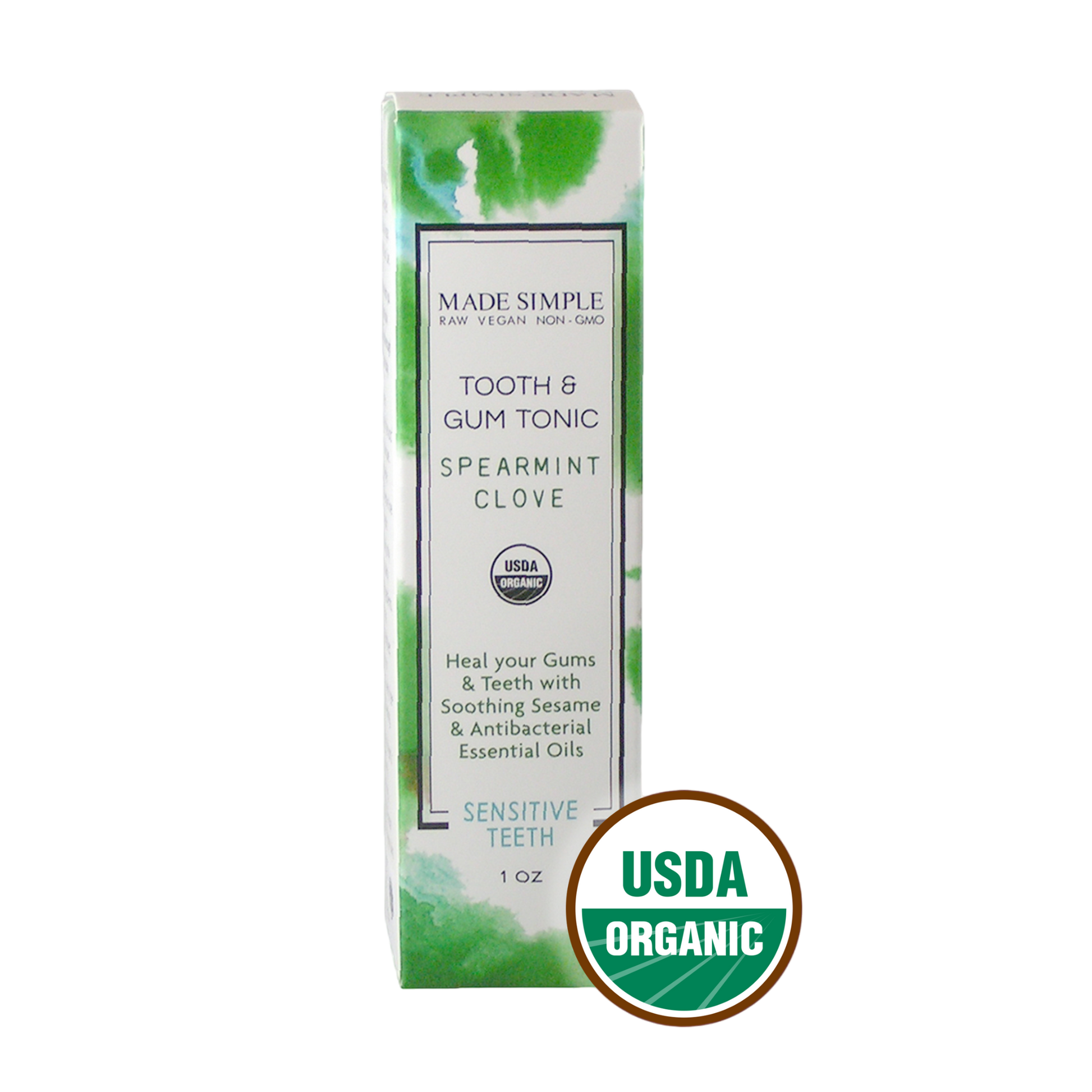 Spearmint Clove Tooth & Gum Tonic - Certified Organic, Vegan & Cruelty-free-3